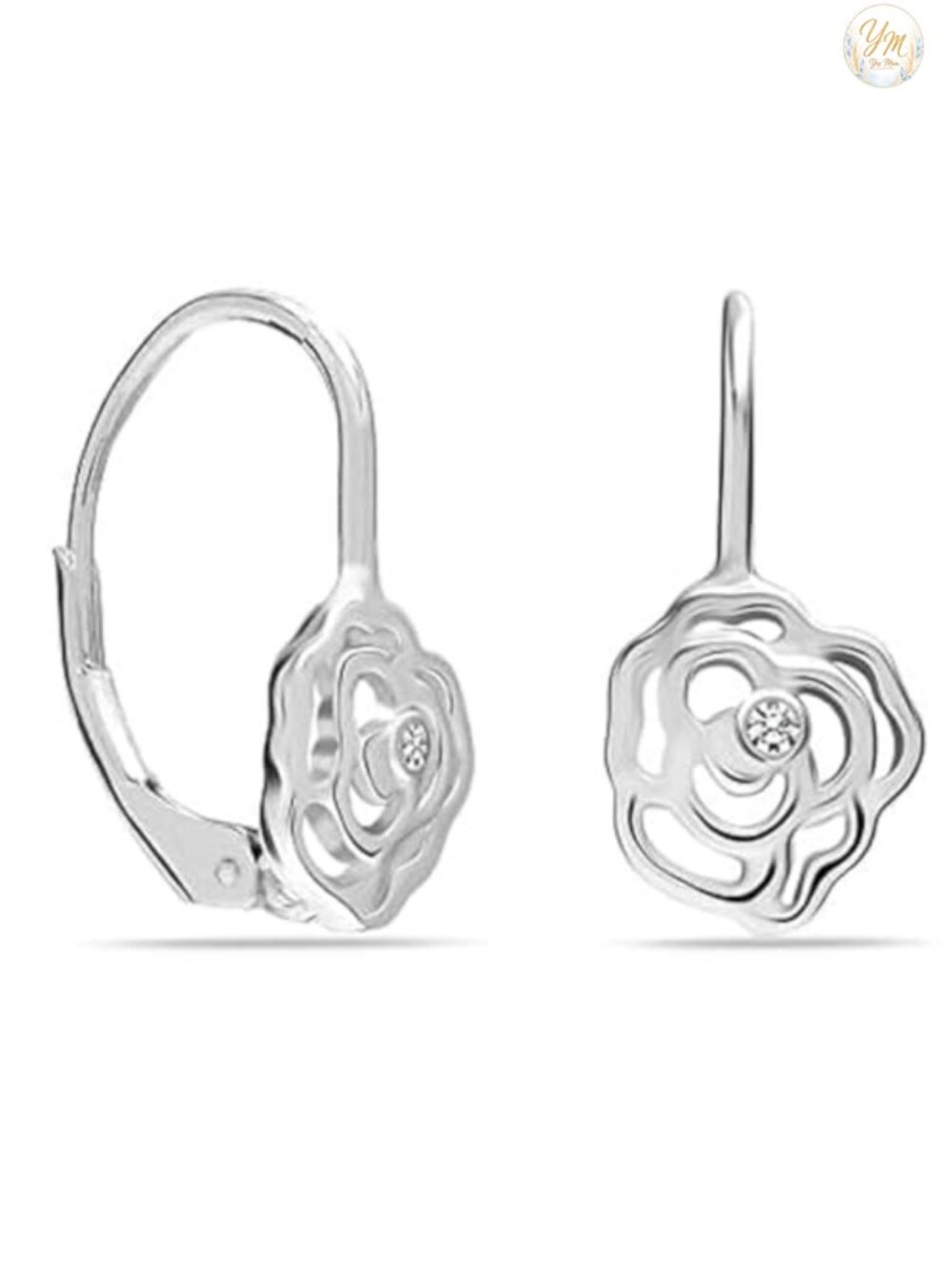 925 Sterling Silver Leverback Drop Dangle Earrings Teardrop Bohemian Women